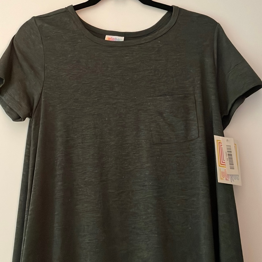 Xs grey lularoe Carly dress nwt